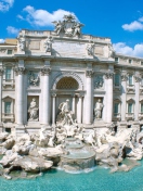 Trevi Fountain - Rome Italy wallpaper 132x176