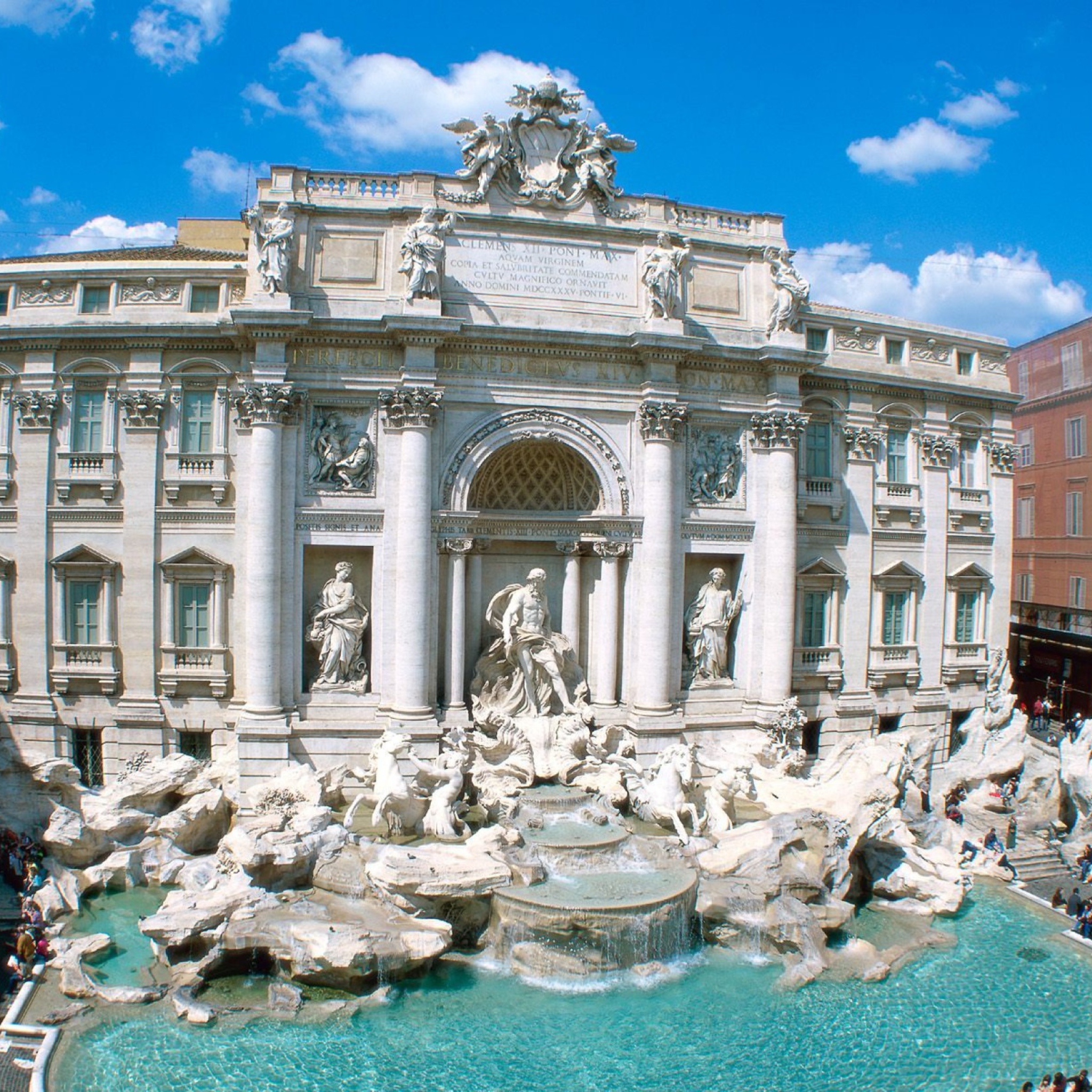 Trevi Fountain - Rome Italy wallpaper 2048x2048