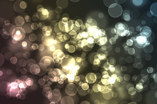 Abstract Light Bubbles Background for Android, iPhone and iPad