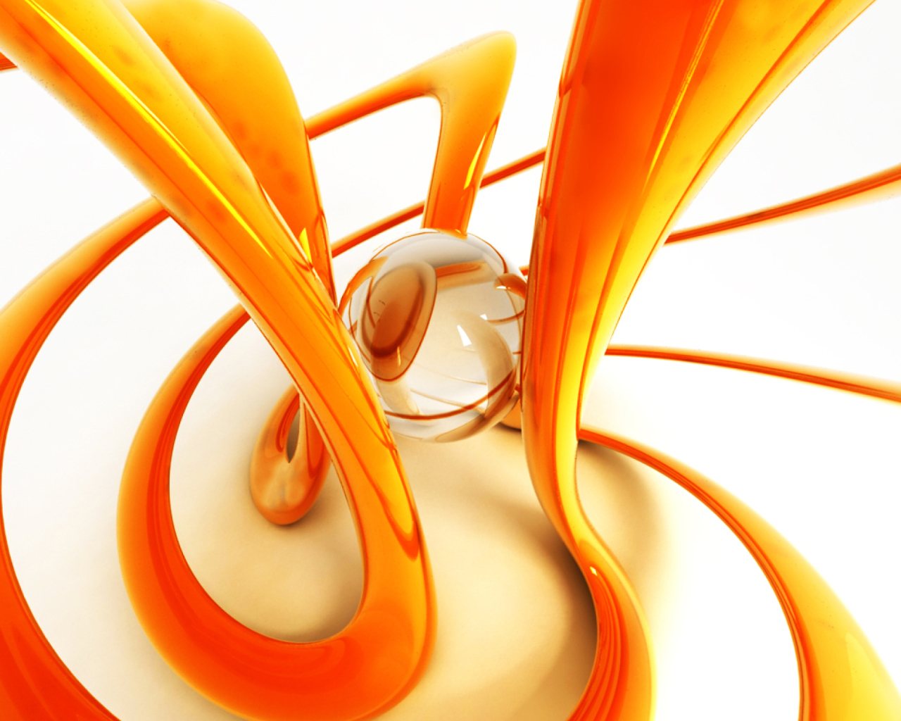 Screenshot №1 pro téma Orange Wallpaper 1280x1024