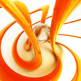 Orange Wallpaper - Obrázkek zdarma pro iPad mini 2