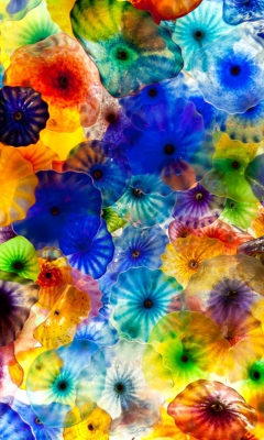 Das Colored Glass Wallpaper 240x400