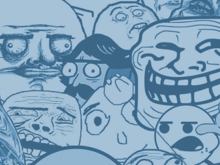 Das Rage Comics Wallpaper 320x240