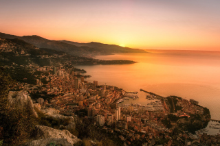 Monaco Panoramic Photo sfondi gratuiti per cellulari Android, iPhone, iPad e desktop