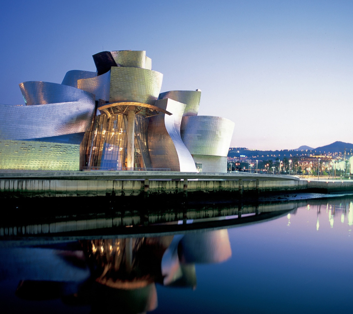 Sfondi Guggenheim Museum Bilbao Spain 1440x1280