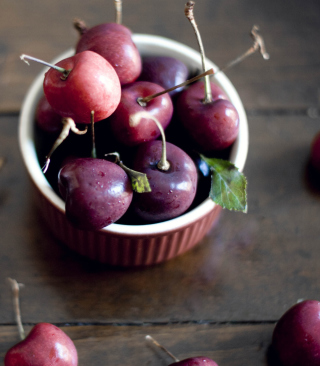 Cherry Plate - Obrázkek zdarma pro 240x400