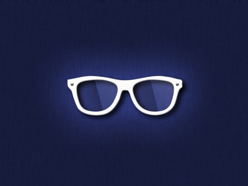Screenshot №1 pro téma Hipster Glasses Illustration 800x600