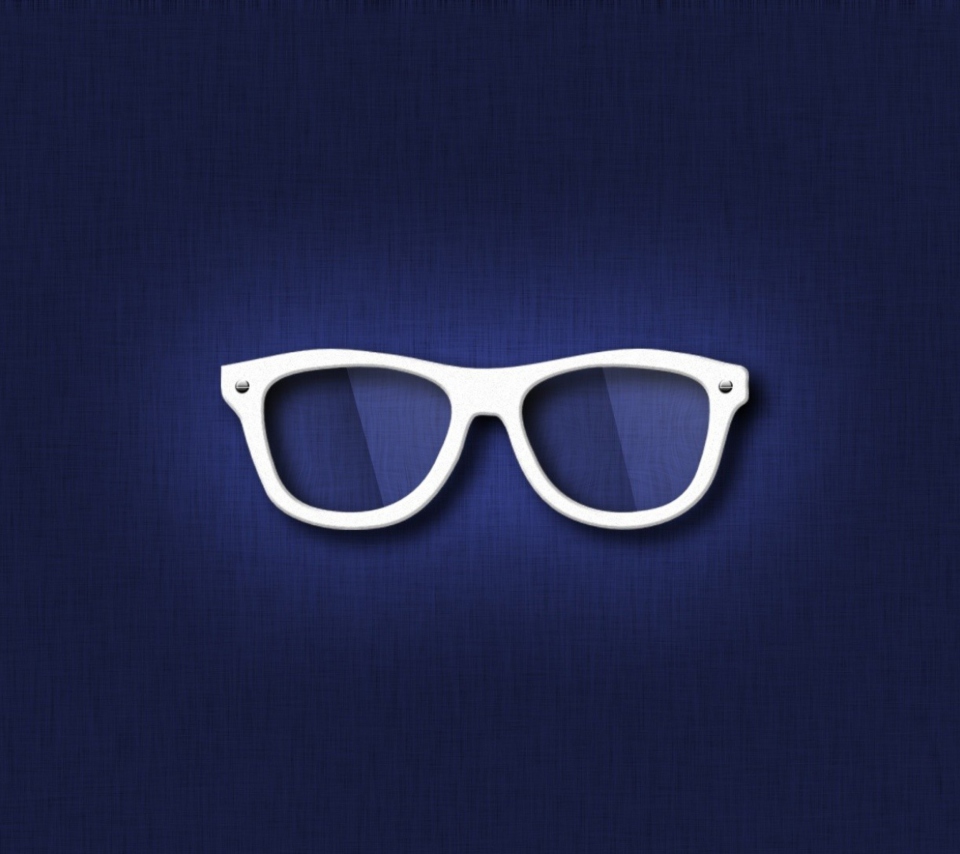 Das Hipster Glasses Illustration Wallpaper 960x854