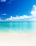 Turquoise Water Beach screenshot #1 128x160