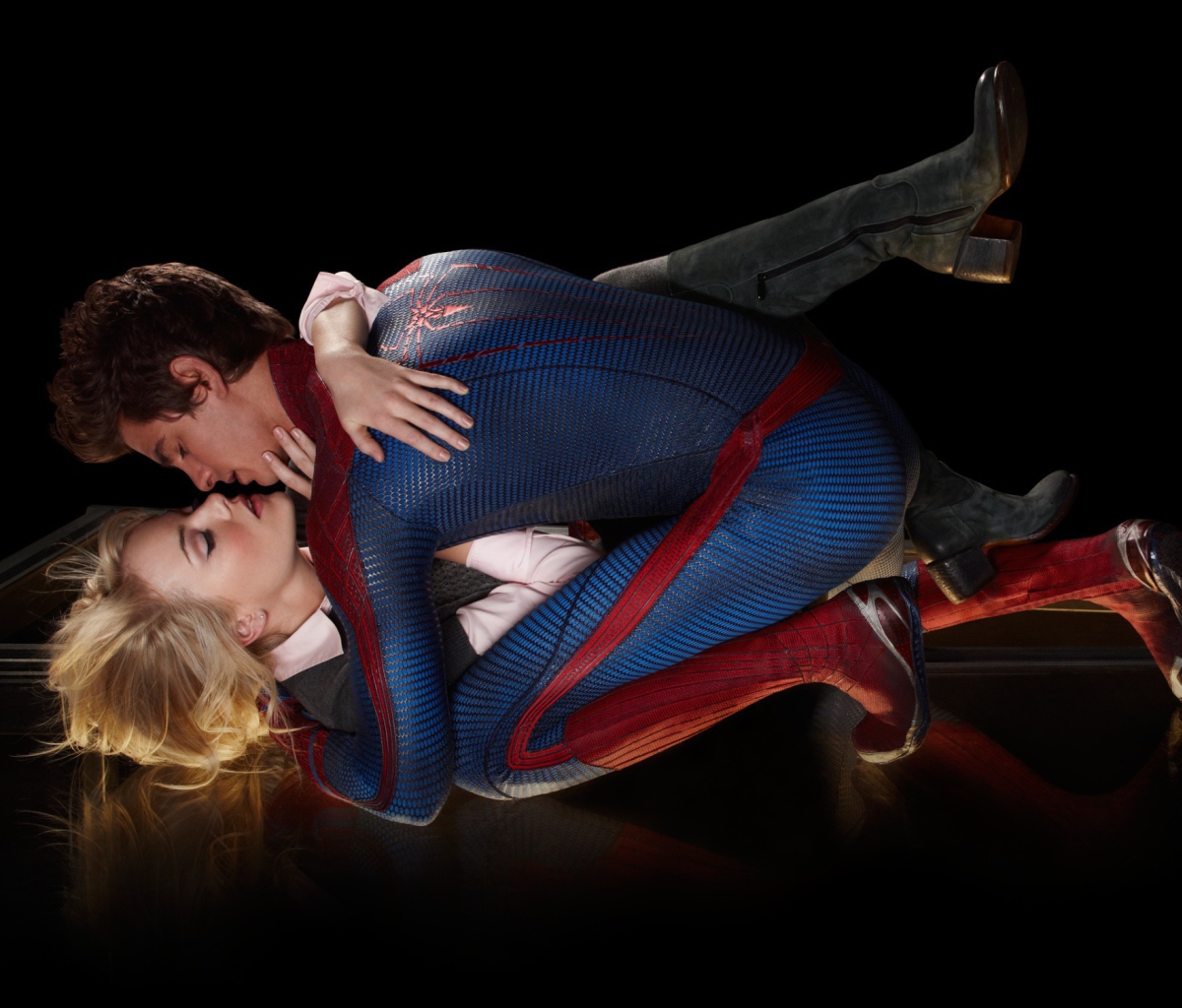 Das Amazing Spider Man Love Kiss Wallpaper 1200x1024