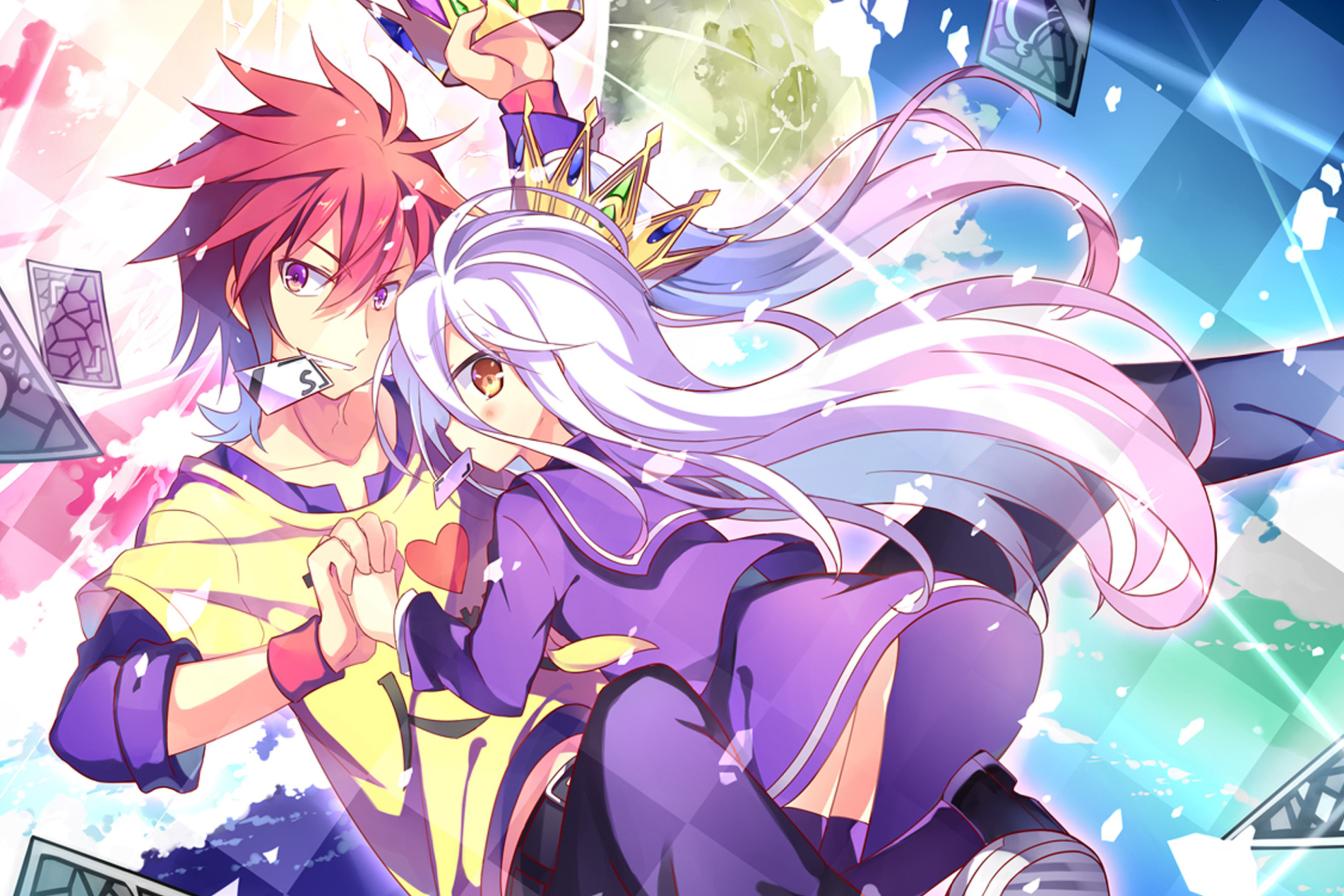 Screenshot №1 pro téma Sora and shiro - No Game No Life 2880x1920