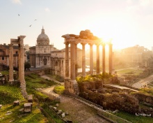 Screenshot №1 pro téma Roman Forum in Rome Italy 220x176