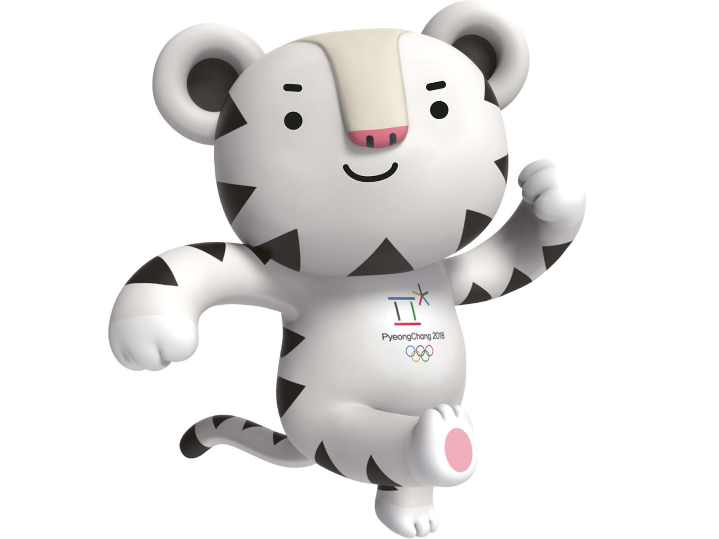 Fondo de pantalla 2018 Winter Olympics Pyeongchang Mascot 1400x1050
