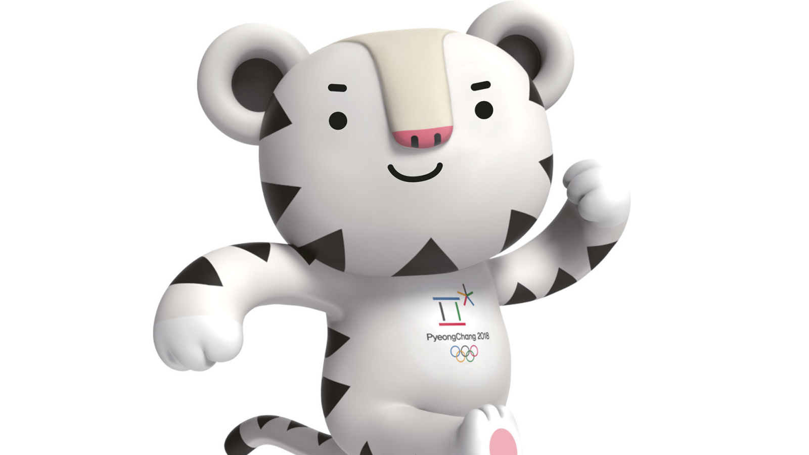 Screenshot №1 pro téma 2018 Winter Olympics Pyeongchang Mascot 1600x900