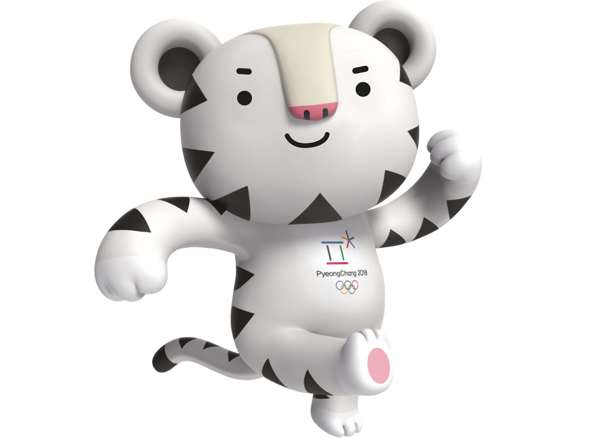 Screenshot №1 pro téma 2018 Winter Olympics Pyeongchang Mascot 1920x1408