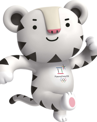 Kostenloses 2018 Winter Olympics Pyeongchang Mascot Wallpaper für 480x800
