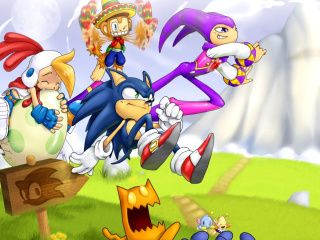 Sonic the Hedgehog wallpaper 320x240