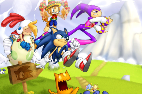 Fondo de pantalla Sonic the Hedgehog 480x320