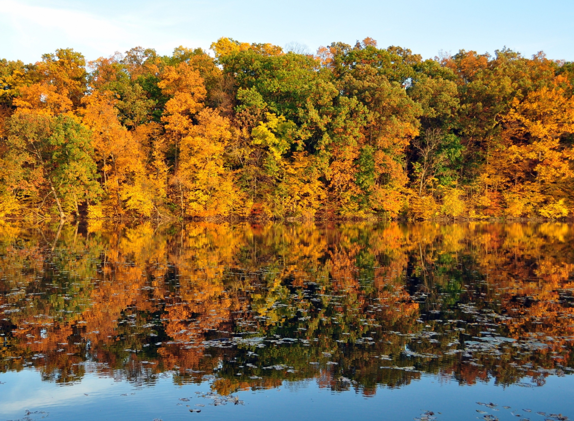 Beautiful Autumn Reflection screenshot #1 1920x1408