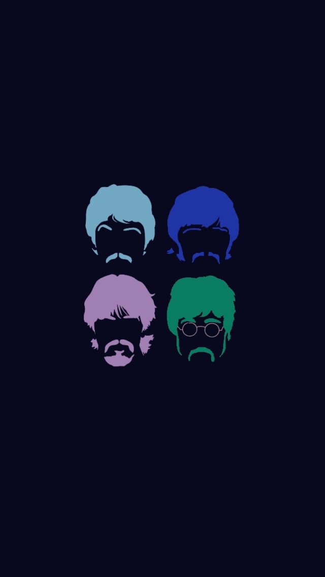 Fondo de pantalla The Beatles 640x1136