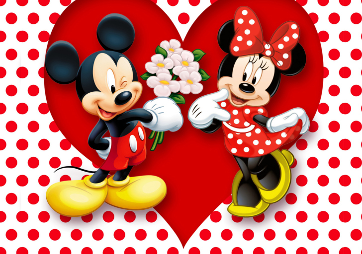 Fondo de pantalla Mickey And Minnie Mouse