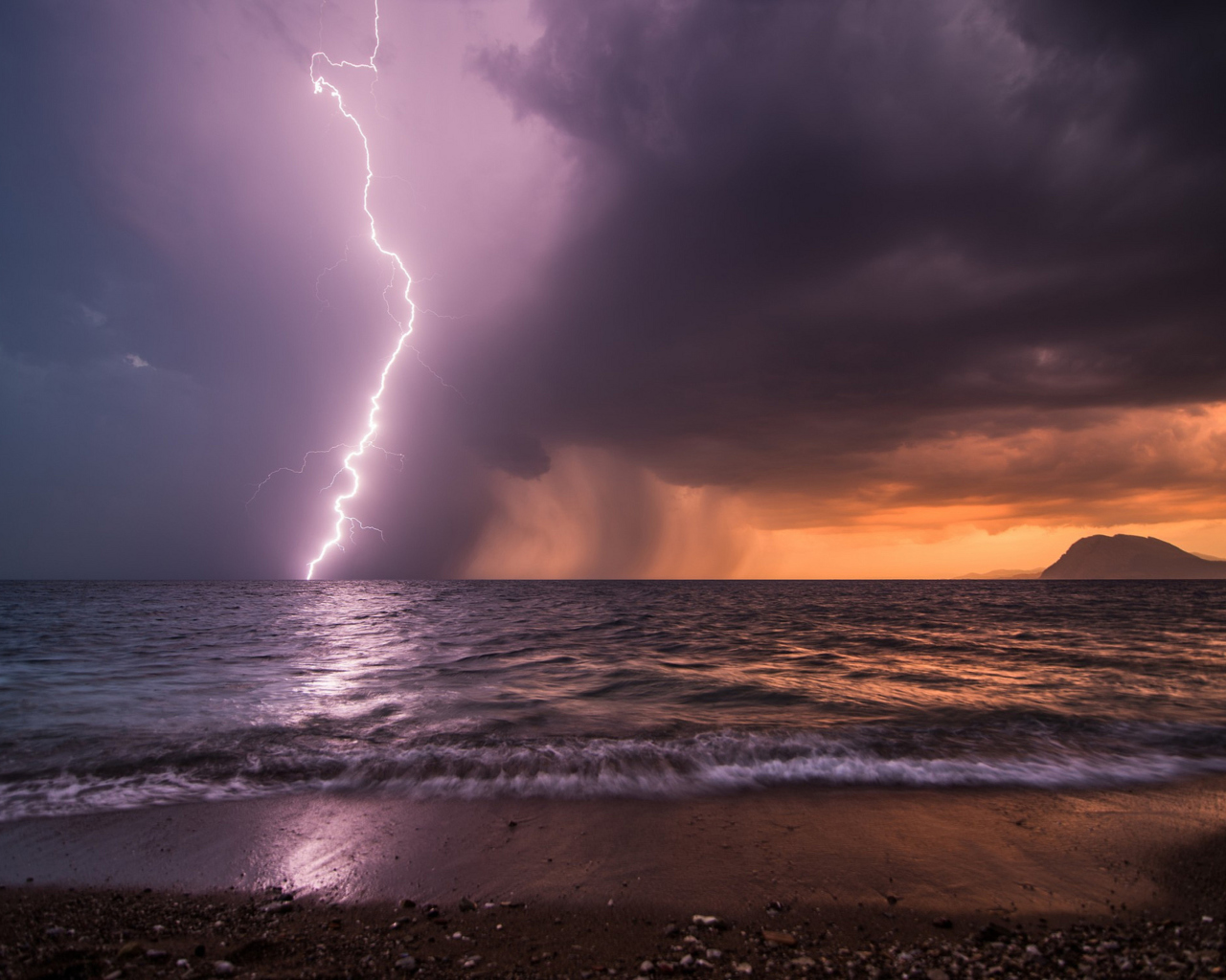 Storm & Lightning wallpaper 1280x1024