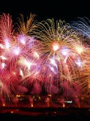 Sfondi New Years Fireworks 132x176