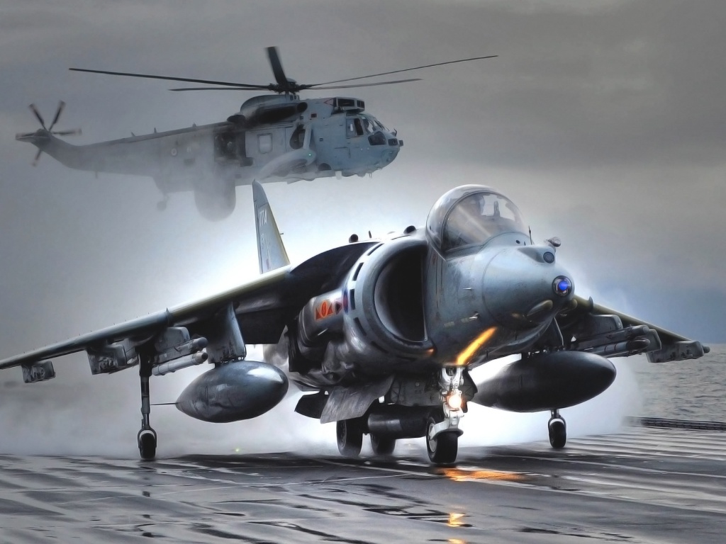 Screenshot №1 pro téma British Aerospace Harrier GR7 1024x768