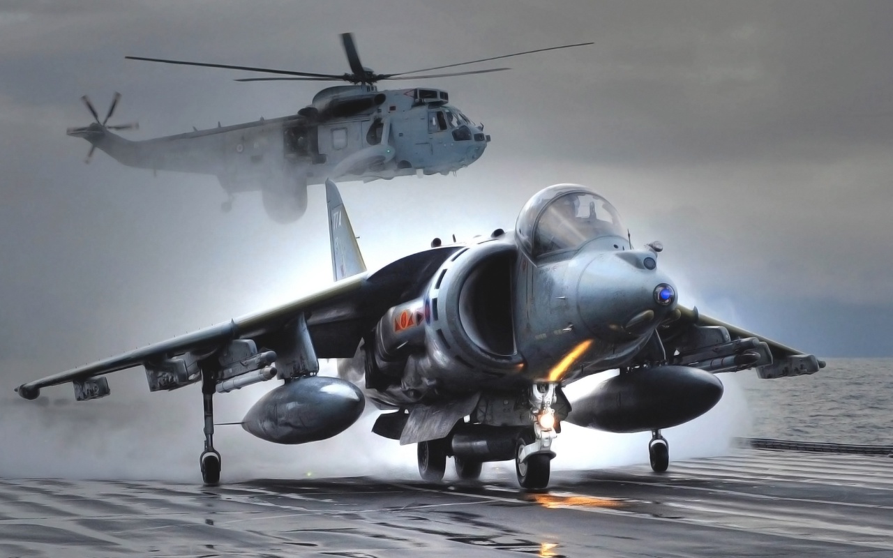 Fondo de pantalla British Aerospace Harrier GR7 1280x800
