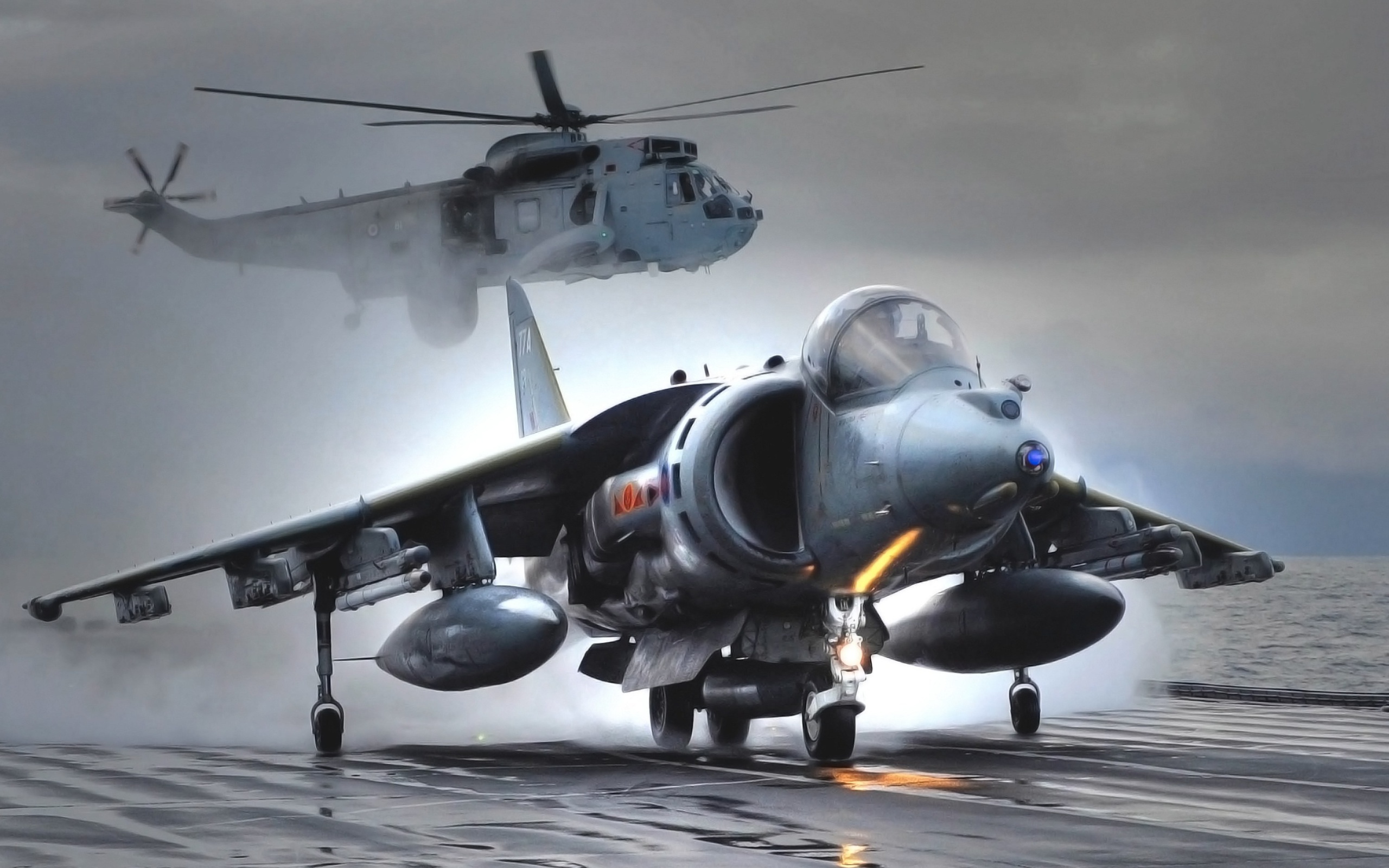 Fondo de pantalla British Aerospace Harrier GR7 2560x1600