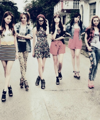 Girls Generation papel de parede para celular para Nokia Asha 311