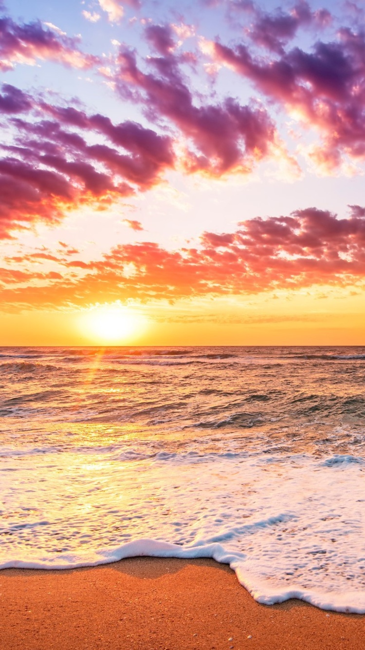 Unbelievable sunset wallpaper 750x1334