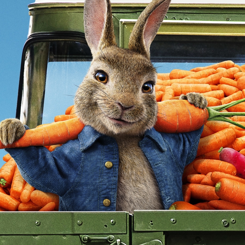Peter Rabbit 2 The Runaway 2020 wallpaper 1024x1024