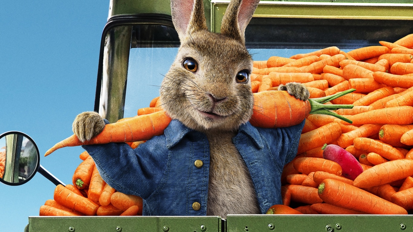 Screenshot №1 pro téma Peter Rabbit 2 The Runaway 2020 1366x768