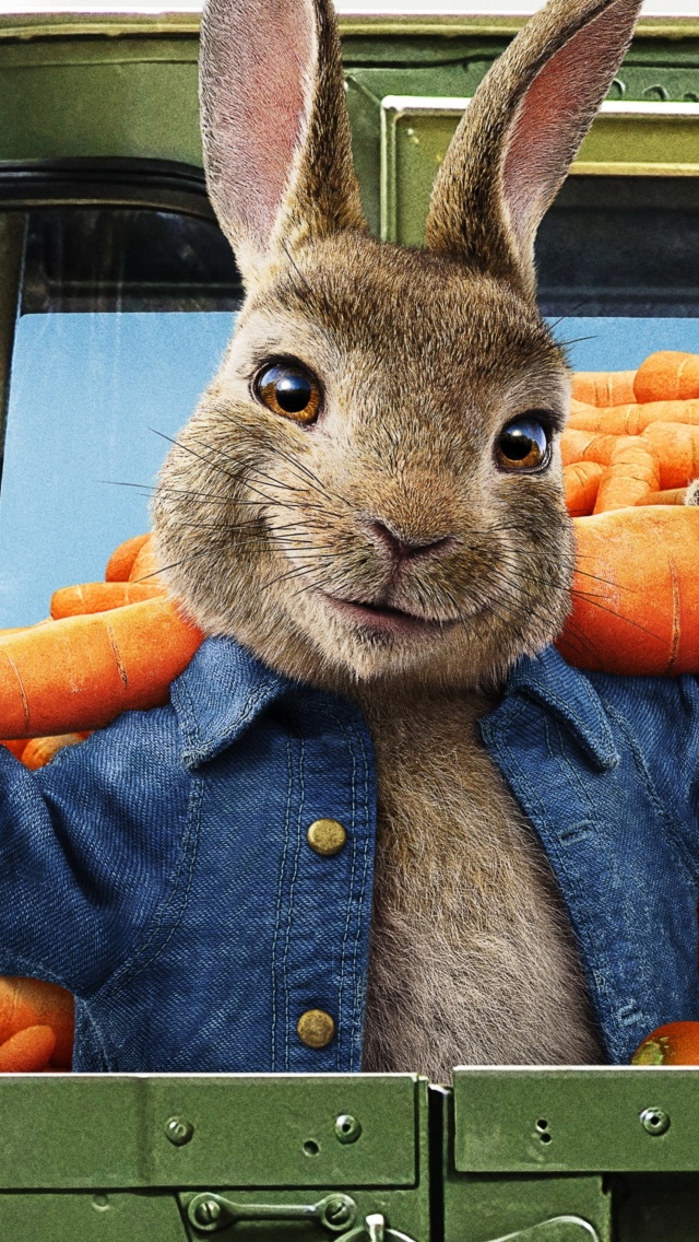 Обои Peter Rabbit 2 The Runaway 2020 640x1136