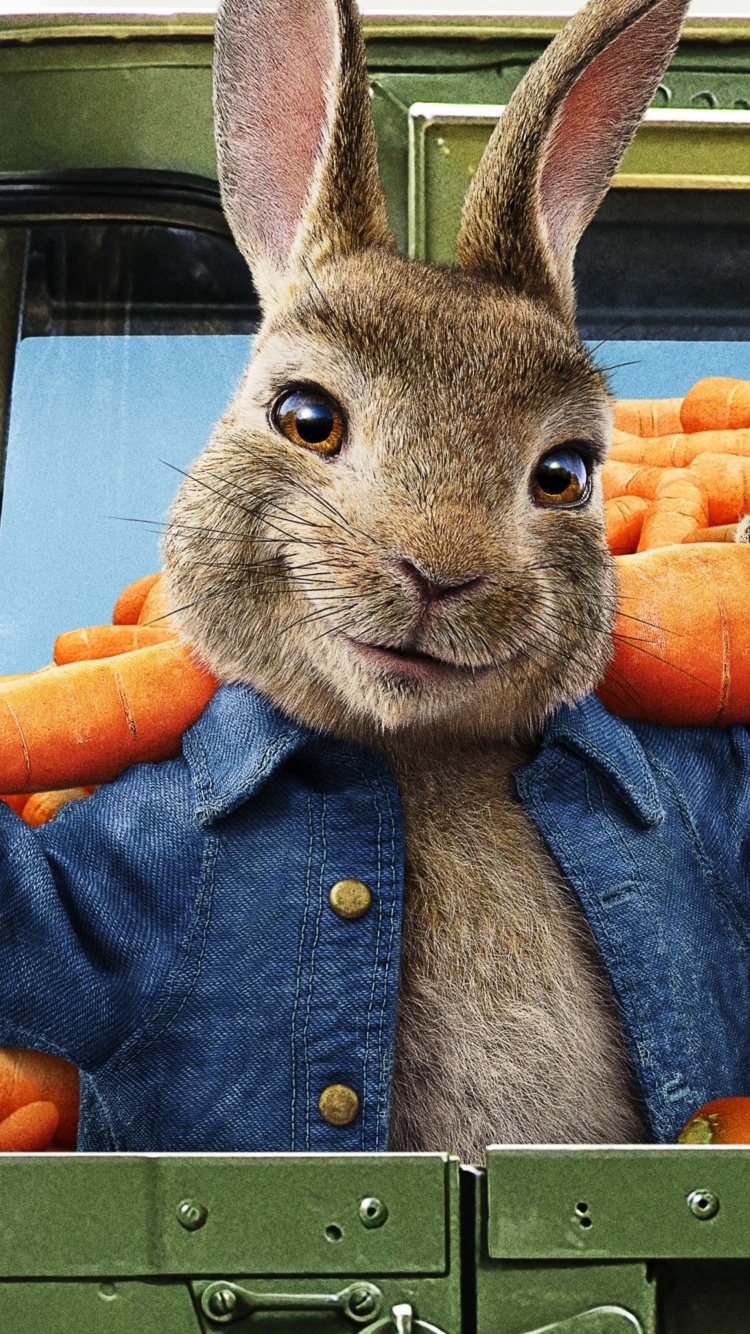 Fondo de pantalla Peter Rabbit 2 The Runaway 2020 750x1334