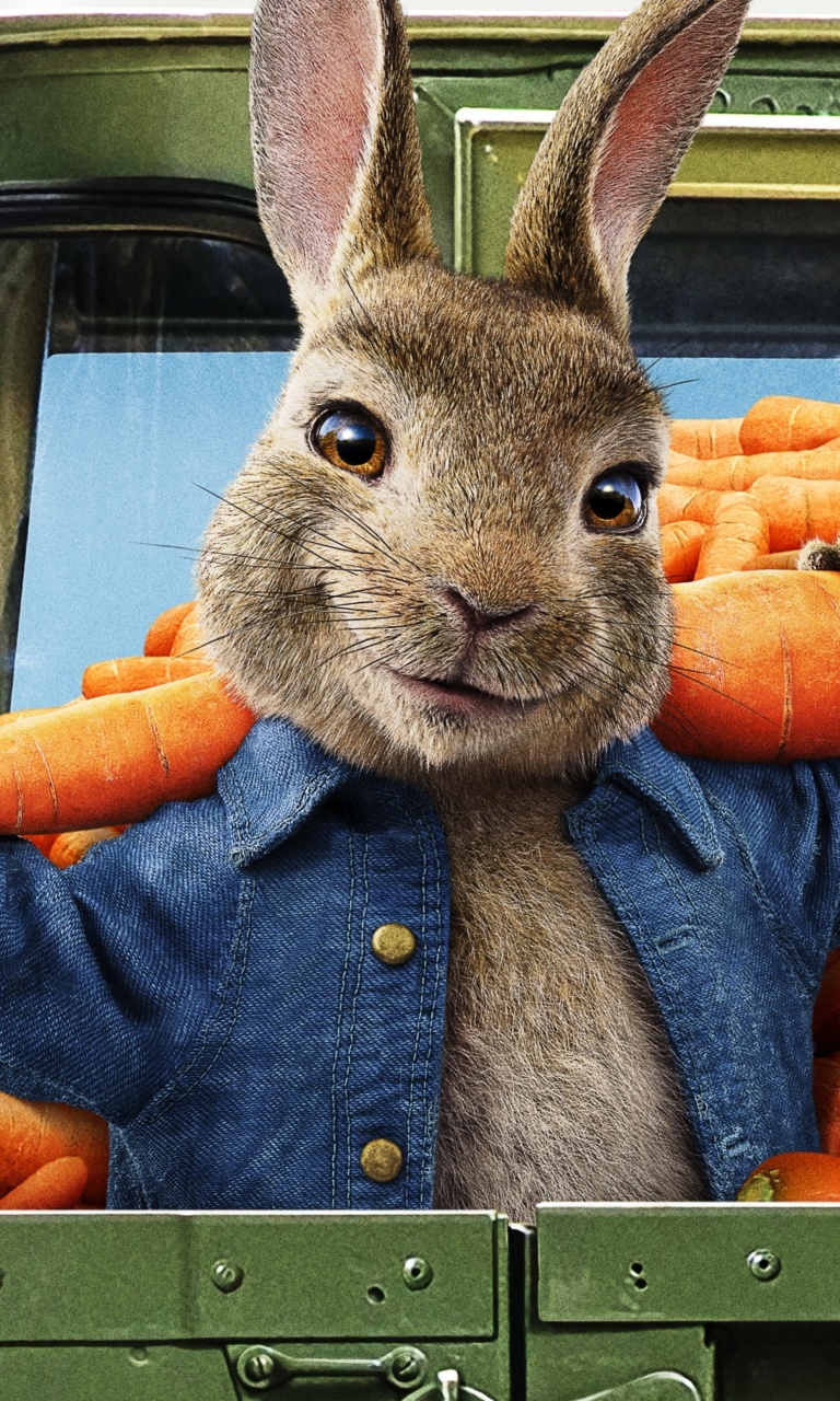 Das Peter Rabbit 2 The Runaway 2020 Wallpaper 768x1280