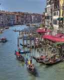 Screenshot №1 pro téma Venice Canals Painting 128x160