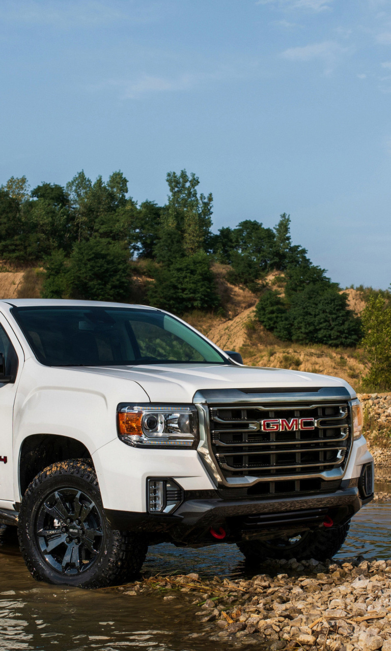 Sfondi 2021 GMC Canyon AT4 Crew Cab 768x1280