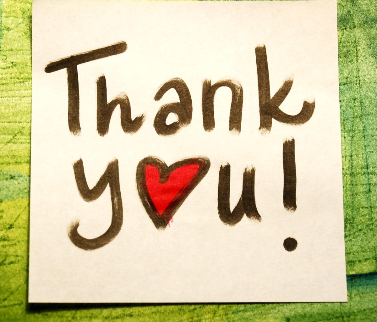 Обои Thank You 1200x1024