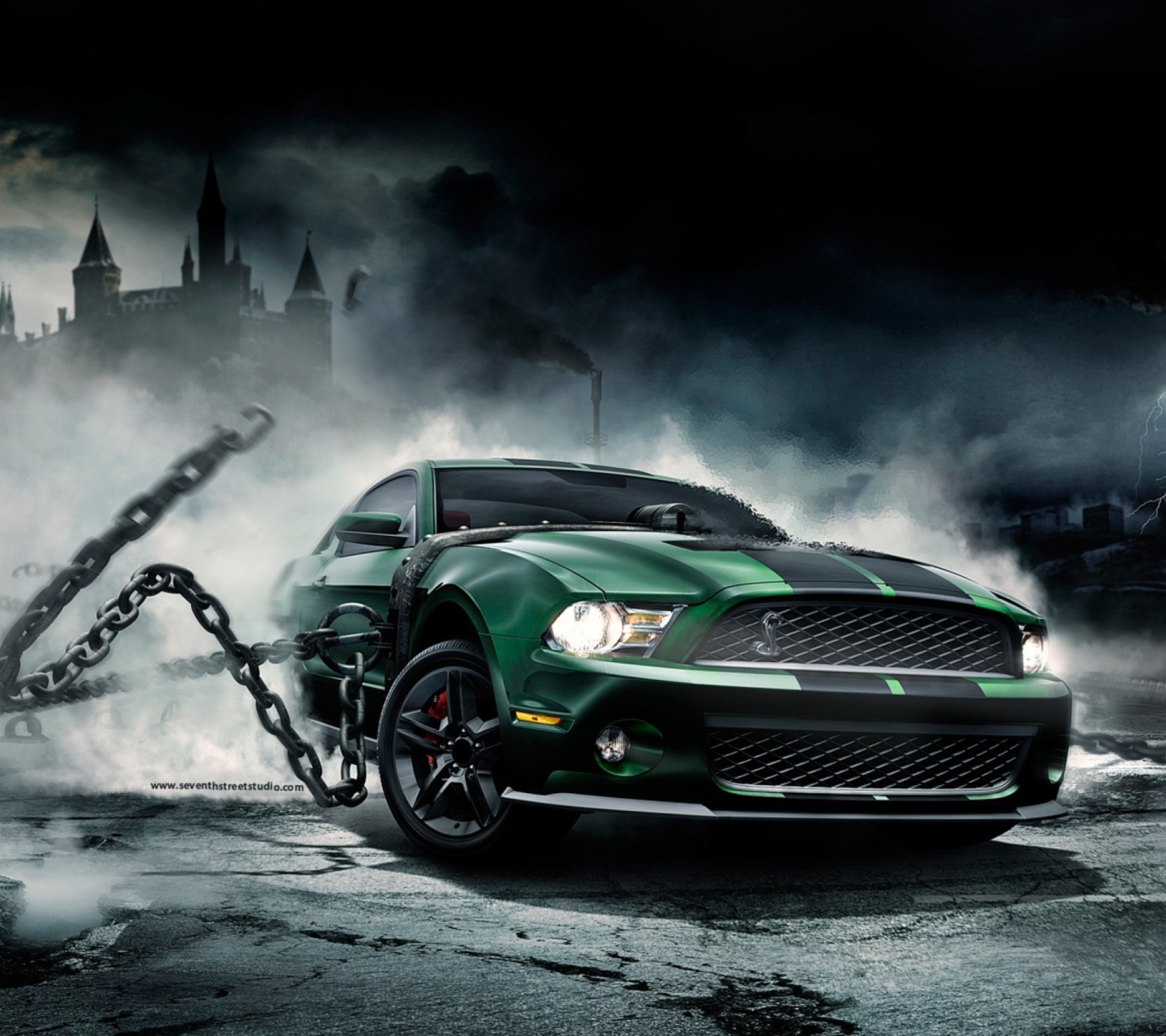 Das Mustang Shelby Wallpaper 1440x1280