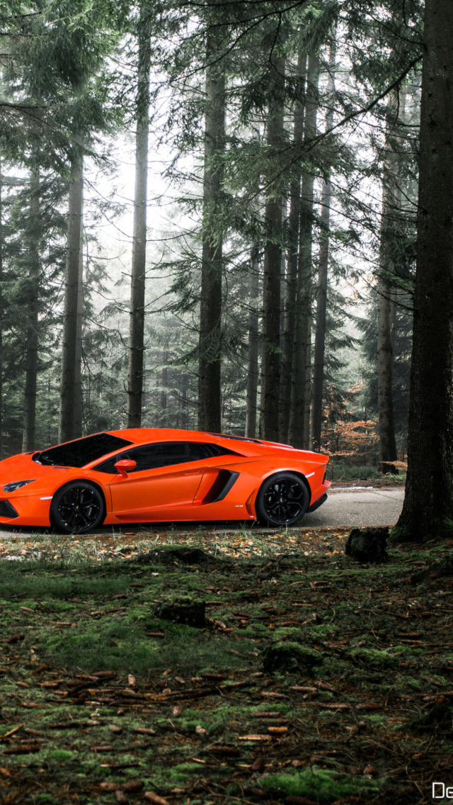 Screenshot №1 pro téma Lamborghini Aventador 640x1136