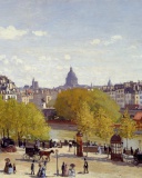 Das Claude Monet - Quai du Louvre Wallpaper 128x160