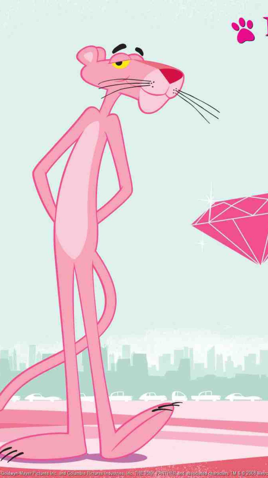 Sfondi Pink Panther 1080x1920