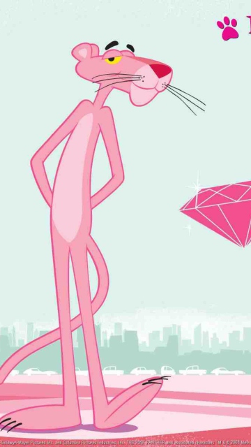 Fondo de pantalla Pink Panther 360x640