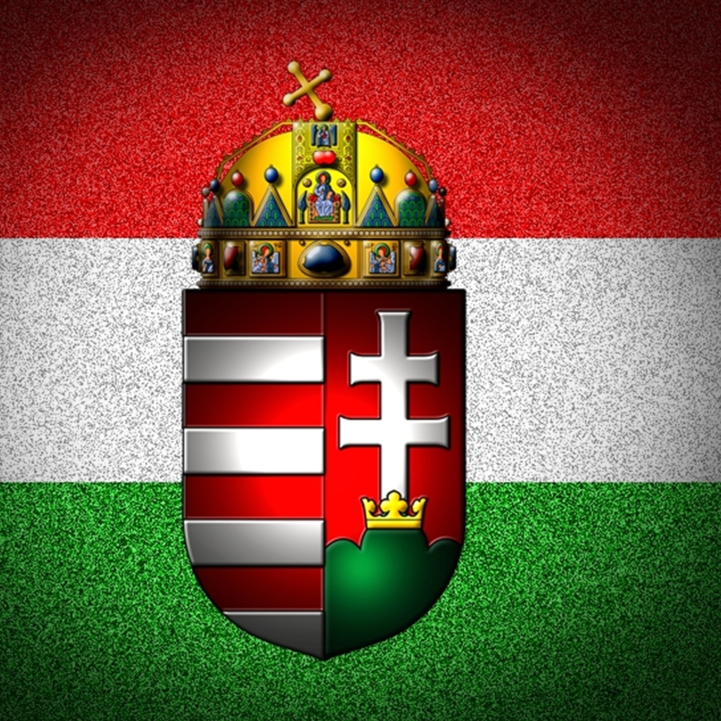 Sfondi Hungary Flag - Magyarország zászlaja 1024x1024