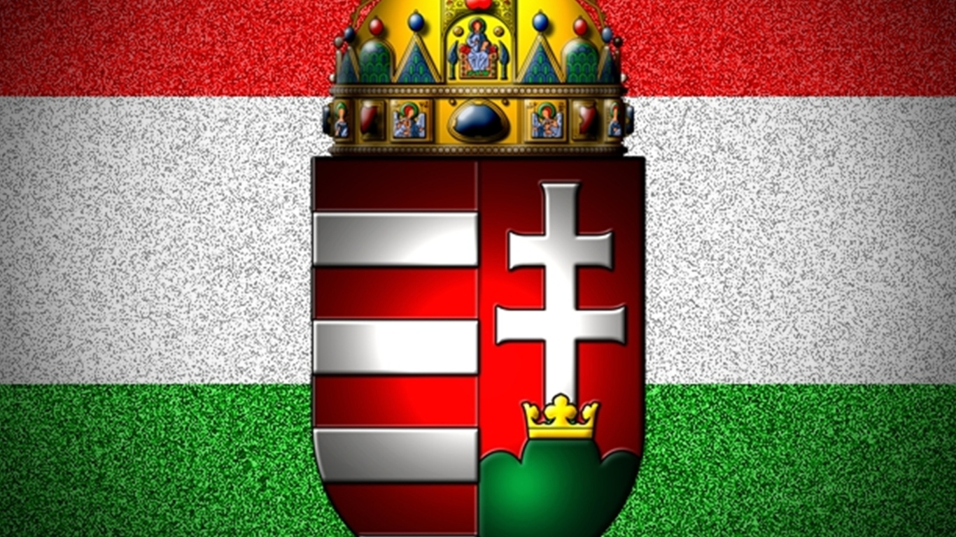 Hungary Flag - Magyarország zászlaja wallpaper 1366x768