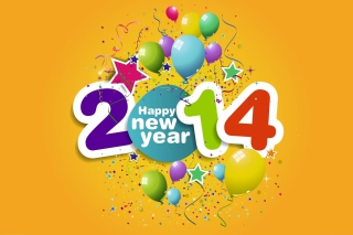 Happy New Year 2014 - Obrázkek zdarma pro Desktop 1920x1080 Full HD