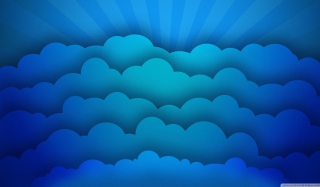 Blue Clouds - Obrázkek zdarma pro Motorola DROID