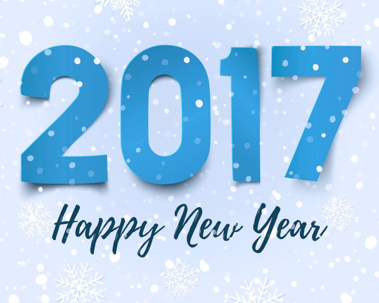 Sfondi Happy New Year 2017 1280x1024